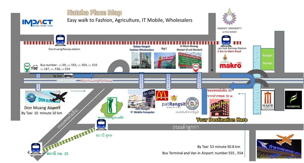 Natcha Place Rangsit Donmuang 외부 사진